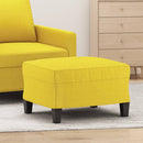 fodskammel 60x50x41 cm stof gul
