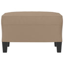 fodskammel 60x50x41 cm kunstlæder cappuccino