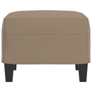fodskammel 60x50x41 cm kunstlæder cappuccino