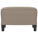 fodskammel 60x50x41 cm mikrofiberstof gråbrun