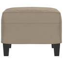 fodskammel 60x50x41 cm mikrofiberstof gråbrun