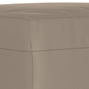 fodskammel 60x50x41 cm mikrofiberstof gråbrun