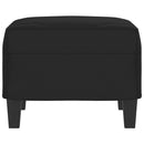 fodskammel 60x50x41 cm mikrofiberstof sort