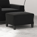 fodskammel 60x50x41 cm mikrofiberstof sort