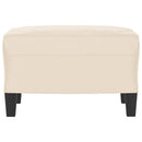 fodskammel 60x50x41 cm mikrofiberstof beige