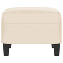 fodskammel 60x50x41 cm mikrofiberstof beige