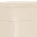 fodskammel 60x50x41 cm mikrofiberstof beige