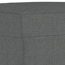 fodskammel 70x55x41 cm stof mørkegrå