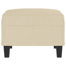 fodskammel 70x55x41 cm stof cremefarvet