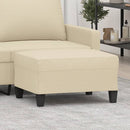 fodskammel 70x55x41 cm stof cremefarvet