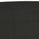 fodskammel 70x55x41 cm stof sort