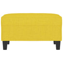 fodskammel 70x55x41 cm stof lysegul