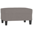 fodskammel 70x55x41 cm stof gråbrun