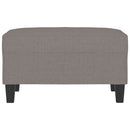 fodskammel 70x55x41 cm stof gråbrun