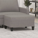 fodskammel 70x55x41 cm stof gråbrun