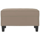 fodskammel 70x55x41 cm mikrofiberstof gråbrun