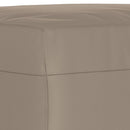 fodskammel 70x55x41 cm mikrofiberstof gråbrun