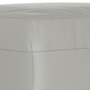 fodskammel 70x55x41 cm mikrofiberstof lysegrå