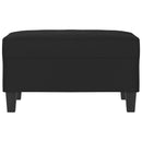 fodskammel 70x55x41 cm mikrofiberstof sort
