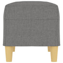 bænk 70x35x41 cm stof mørkegrå