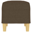 bænk 70x35x41 cm stof brun