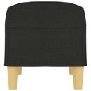 bænk 70x35x41 cm stof sort