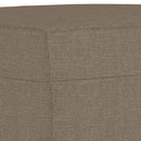 bænk 70x35x41 cm stof gråbrun