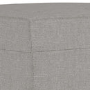 bænk 100x35x41 cm stof lysegrå