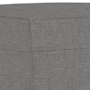 bænk 100x35x41 cm stof mørkegrå