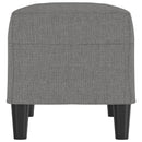 bænk 70x35x41 cm stof mørkegrå