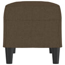 bænk 70x35x41 cm stof brun