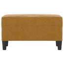 bænk 70x35x41 cm velour brun
