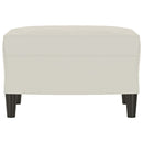 bænk 70x35x41 cm velour cremefarvet