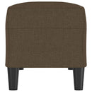 bænk 100x35x41 cm stof brun