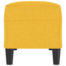 bænk 100x35x41 cm stof gul
