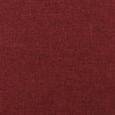 bænk 100x35x41 cm stof vinrød