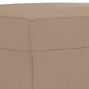 bænk 100x35x41 cm kunstlæder cappuccinofarvet