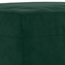 bænk 100x35x41 cm fløjl mørkegrøn