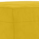 bænk 100x35x41 cm velour gul