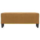bænk 100x35x41 cm velour brun