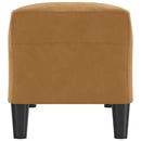 bænk 100x35x41 cm velour brun