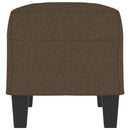 bænk 70x35x41 cm stof brun