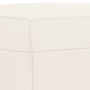 bænk 70x35x41 cm kunstlæder cremefarvet
