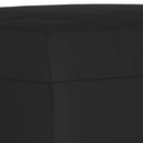 bænk 70x35x41 cm mikrofiberstof sort