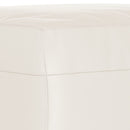 bænk 70x35x41 cm mikrofiberstof beige