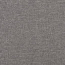 bænk 100x35x41 cm stof lysegrå