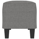 bænk 100x35x41 cm stof mørkegrå