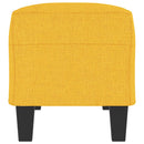 bænk 100x35x41 cm stof gul