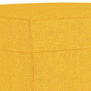 bænk 100x35x41 cm stof gul