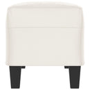 bænk 100x35x41 cm mikrofiberstof beige
